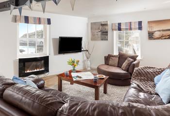 Put the electric fire on and cosy up in the evening after a day spent exploring the coast path.