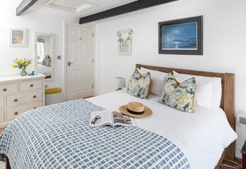 Tuck into the comfortable bed each night.