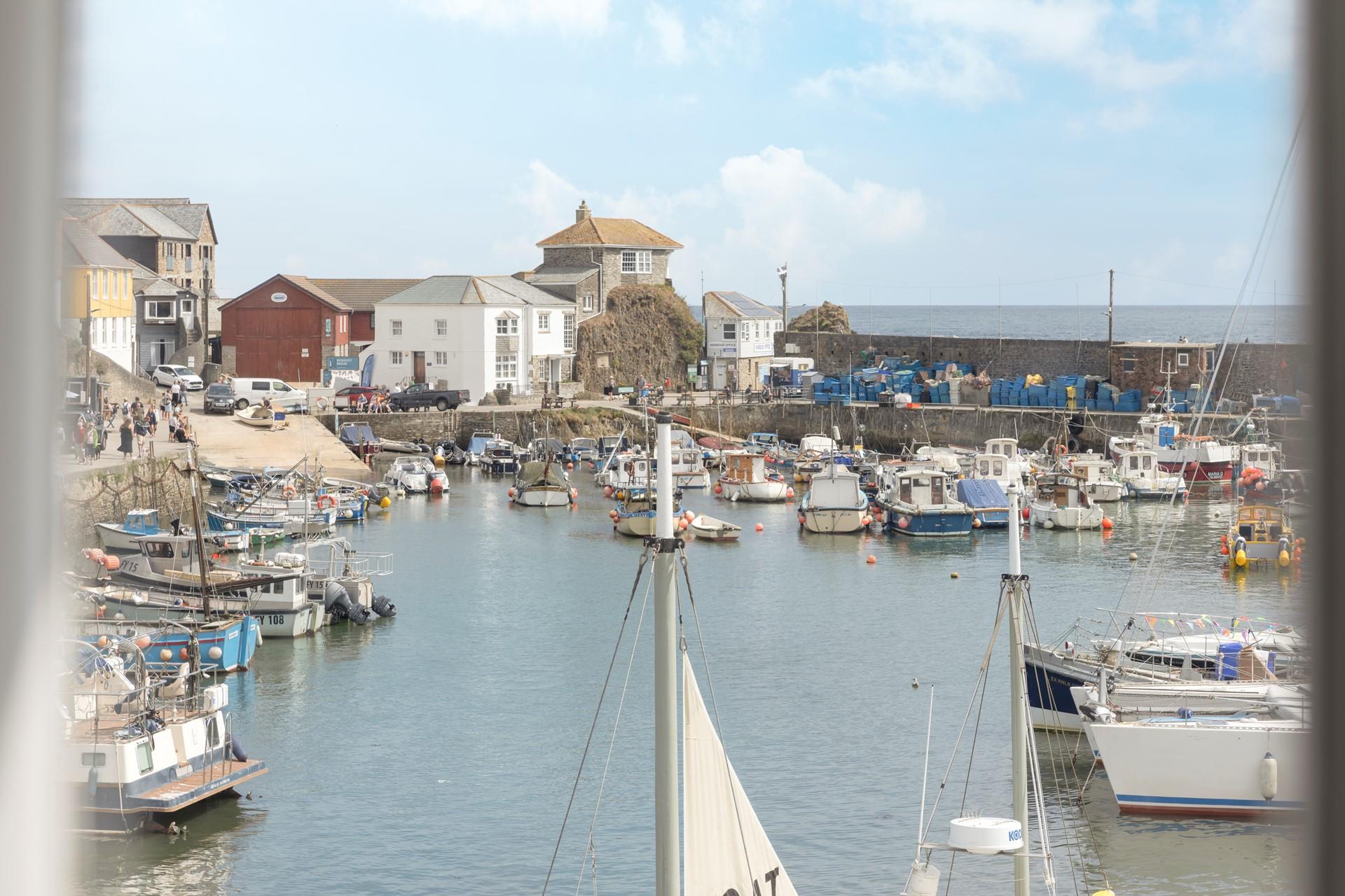 Take a stroll through the winding streets of Mevagissey.