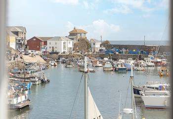 Take a stroll through the winding streets of Mevagissey.
