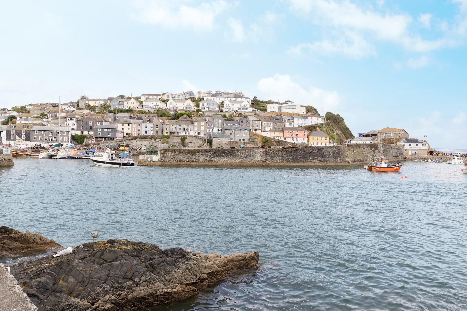 Stroll the coast path and discover Portmellon, the next beach along.