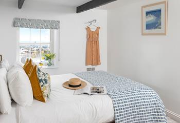 Bedroom 1 has a spacious king size bed to cosy into each night.