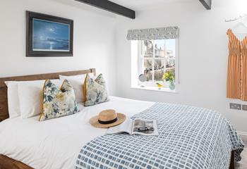 Bedroom 1 has a spacious king size bed to cosy into each night.