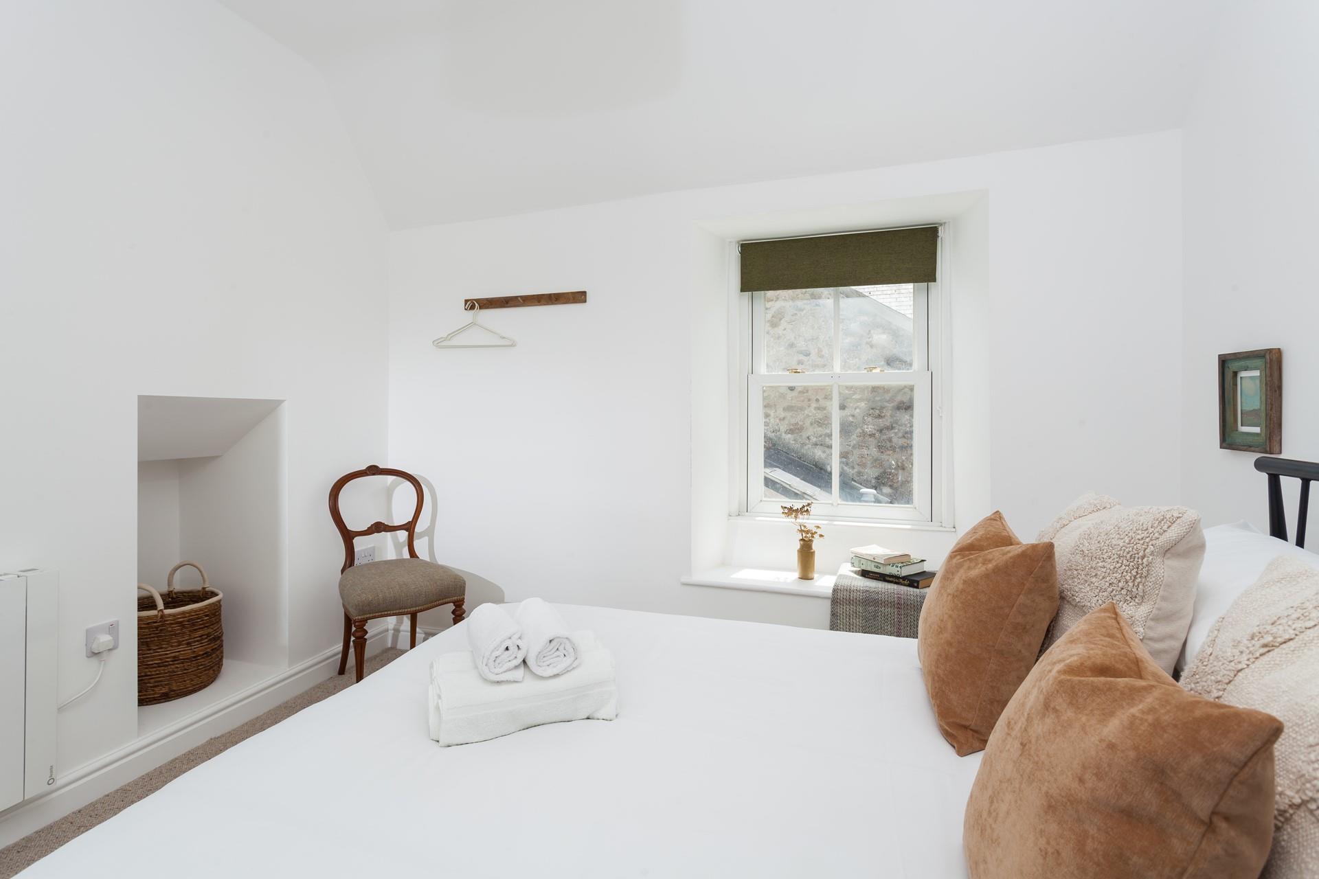 Soft fluffy towels await you after your morning shower.