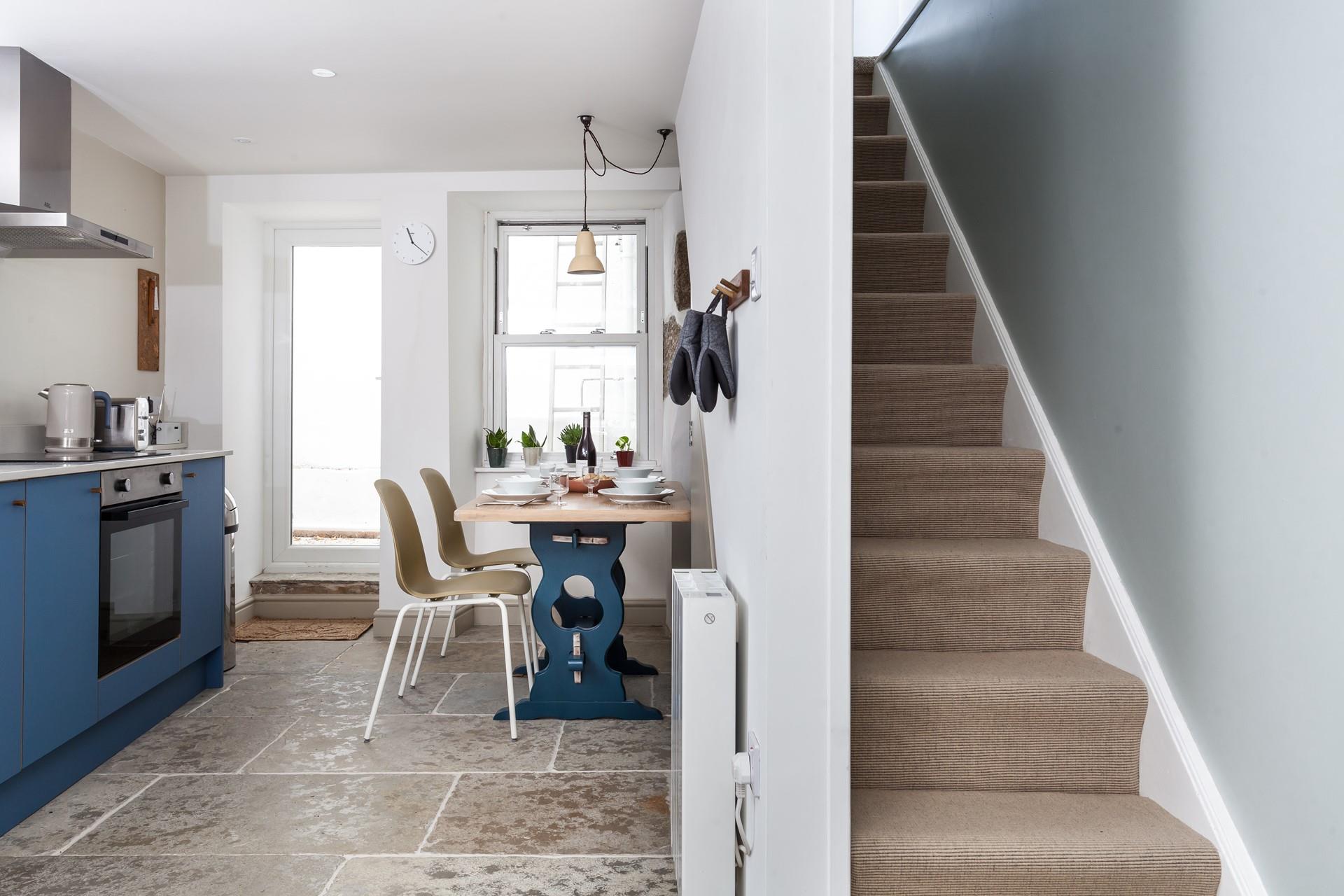 The best local produce can be bought nearby in the delis and shops on St Ives cobbled streets.