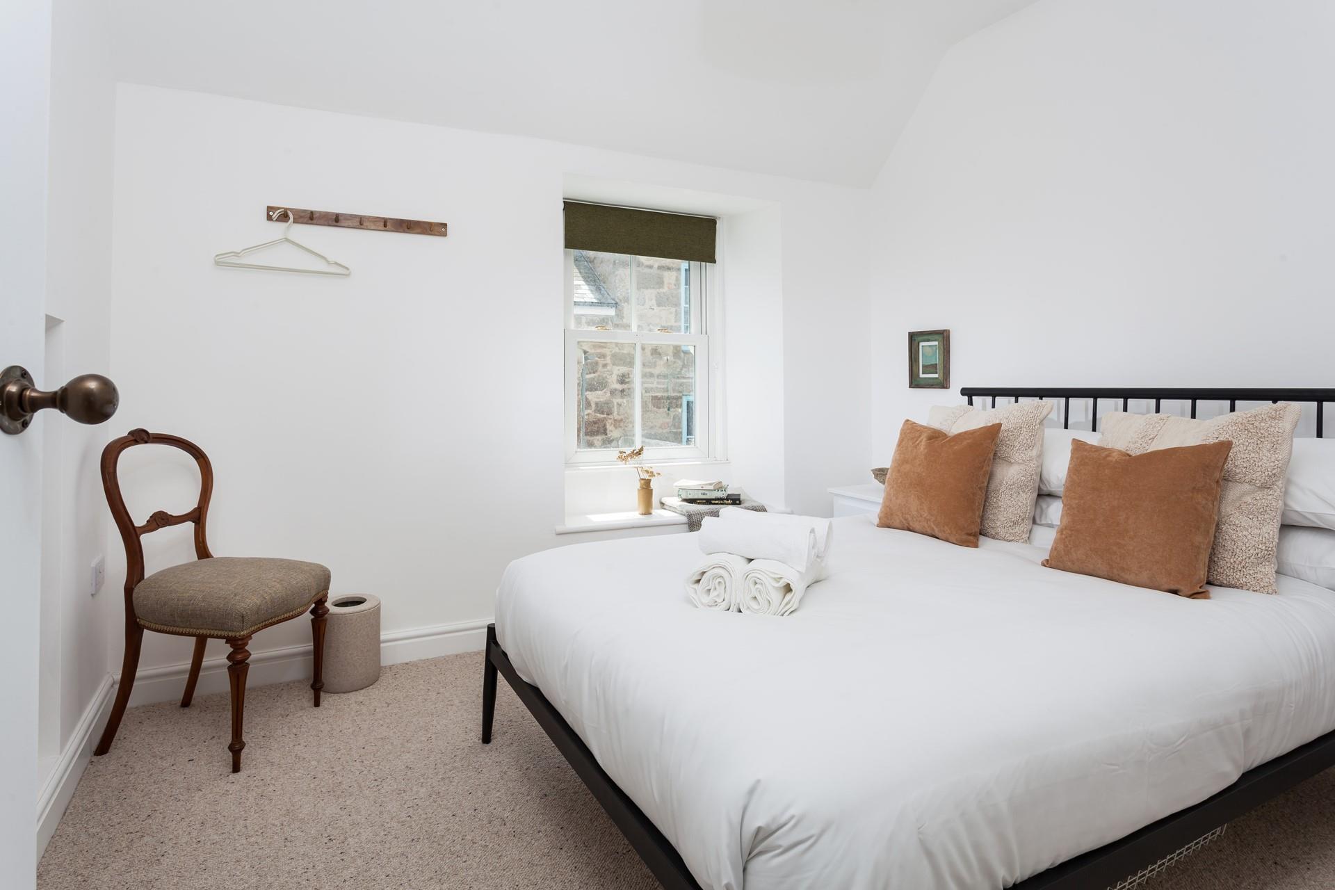 Bedroom 1 has a spacious double bed to tuck into after a busy day of exploring Cornwall.