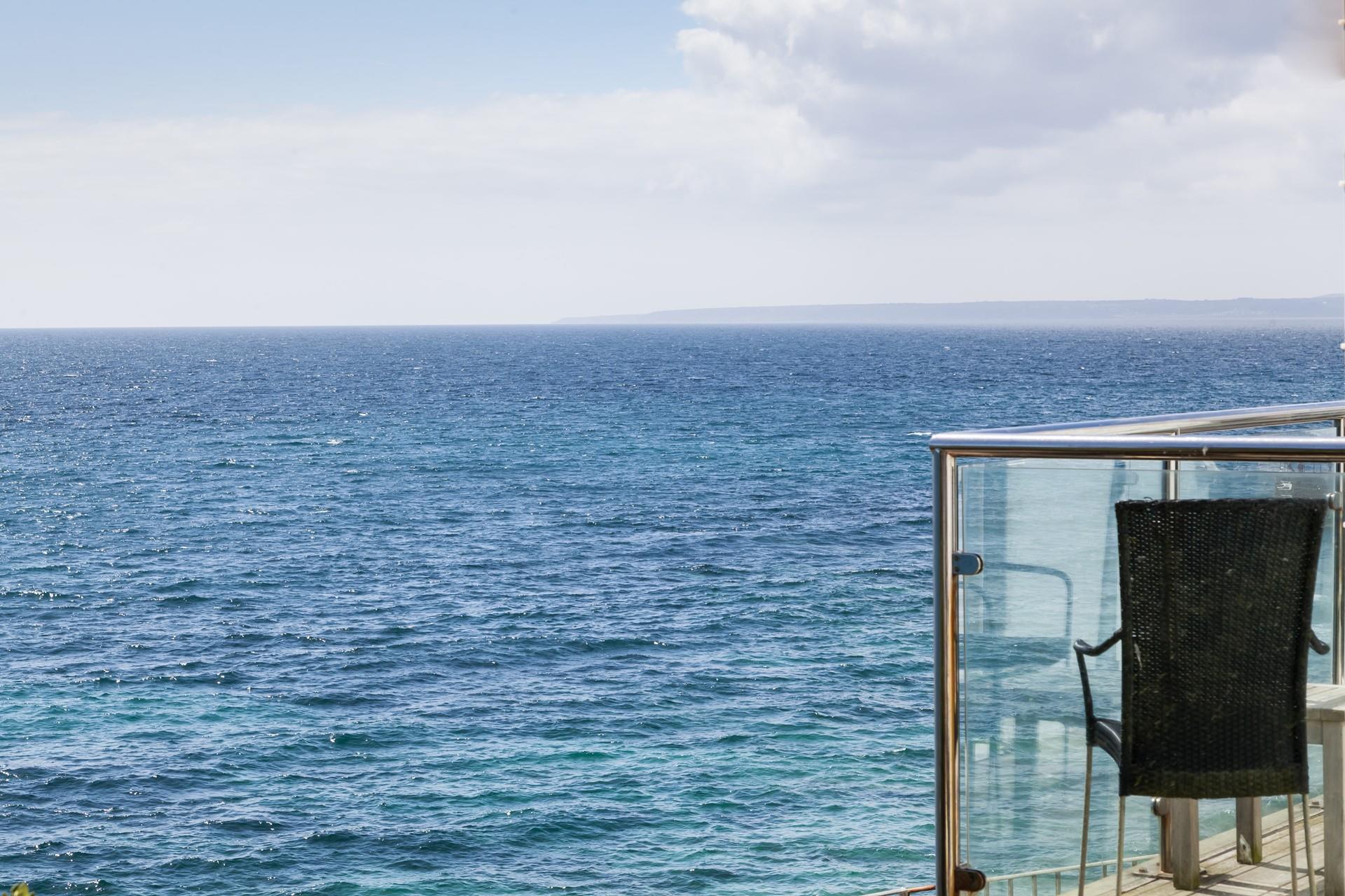 Gaze out at the ocean with an uninterrupted view of Mount's Bay. 