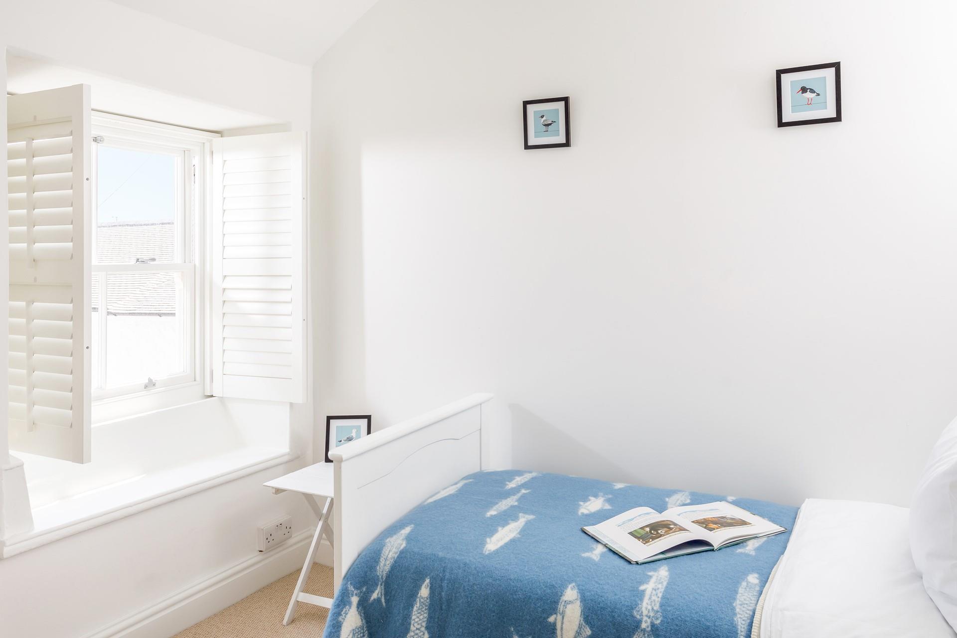 Open the shutters and check the day's weather whilst you decide on the plan for the day.