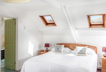Bedroom 4 has a double bed and an en suite, the perfect haven for relaxation.