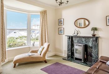 Perfect for a winter escape, curl up in front of the flame-effect woodburner and listen to the stormy waves in the distance.