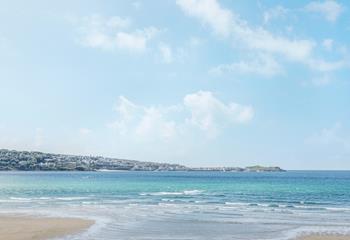 Why not try something new on holiday? Hayle beach is perfect for learning to surf.