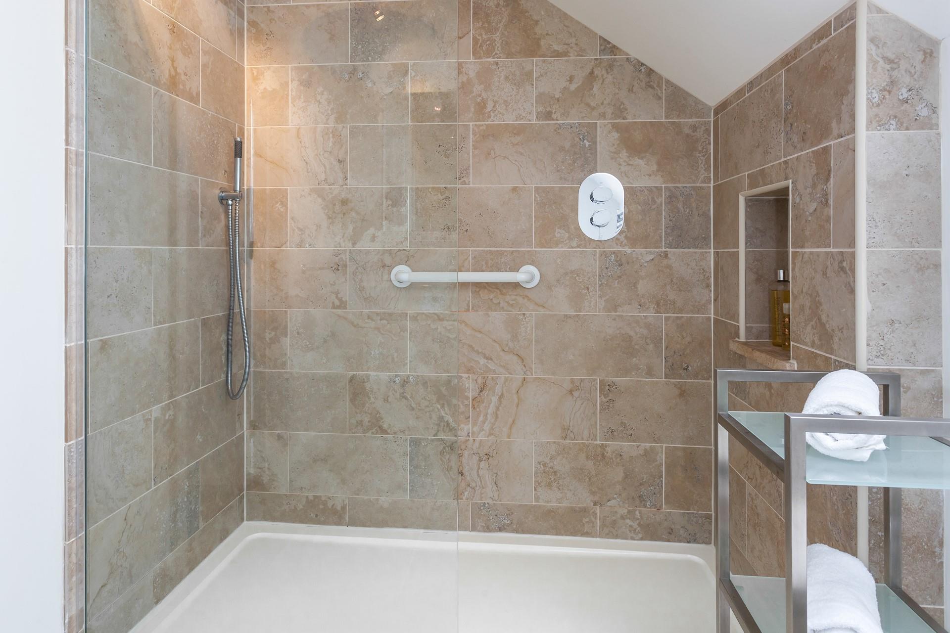 Take an invigorating shower to wake you up.