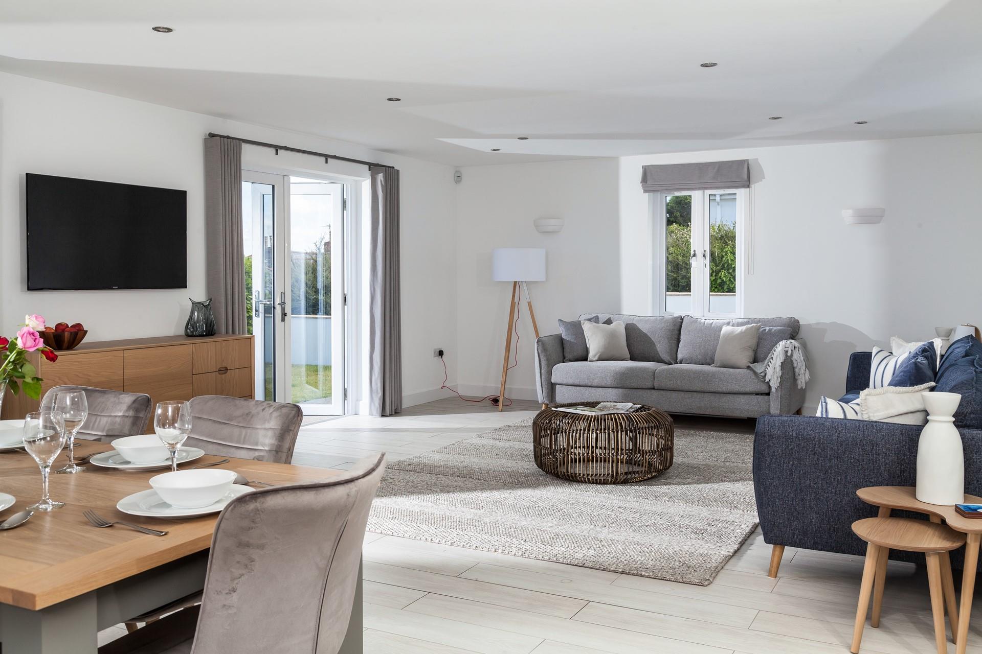 Sink into comfy sofas and enjoy a movie night as a family.