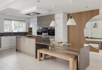Light and bright, the kitchen is a joy to cook in!