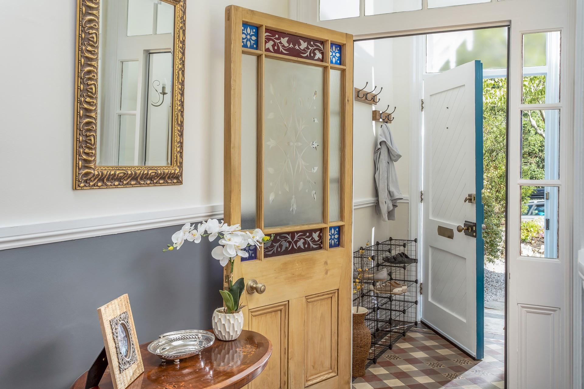 Step through the grand entrance and instantly unwind.