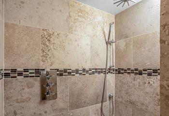 Start the day in the luxurious rainfall shower.