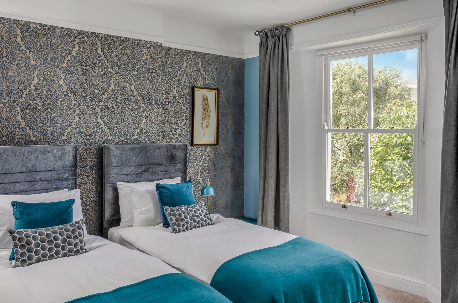 Sink into the soft sheets and enjoy a dreamy night's slumber.