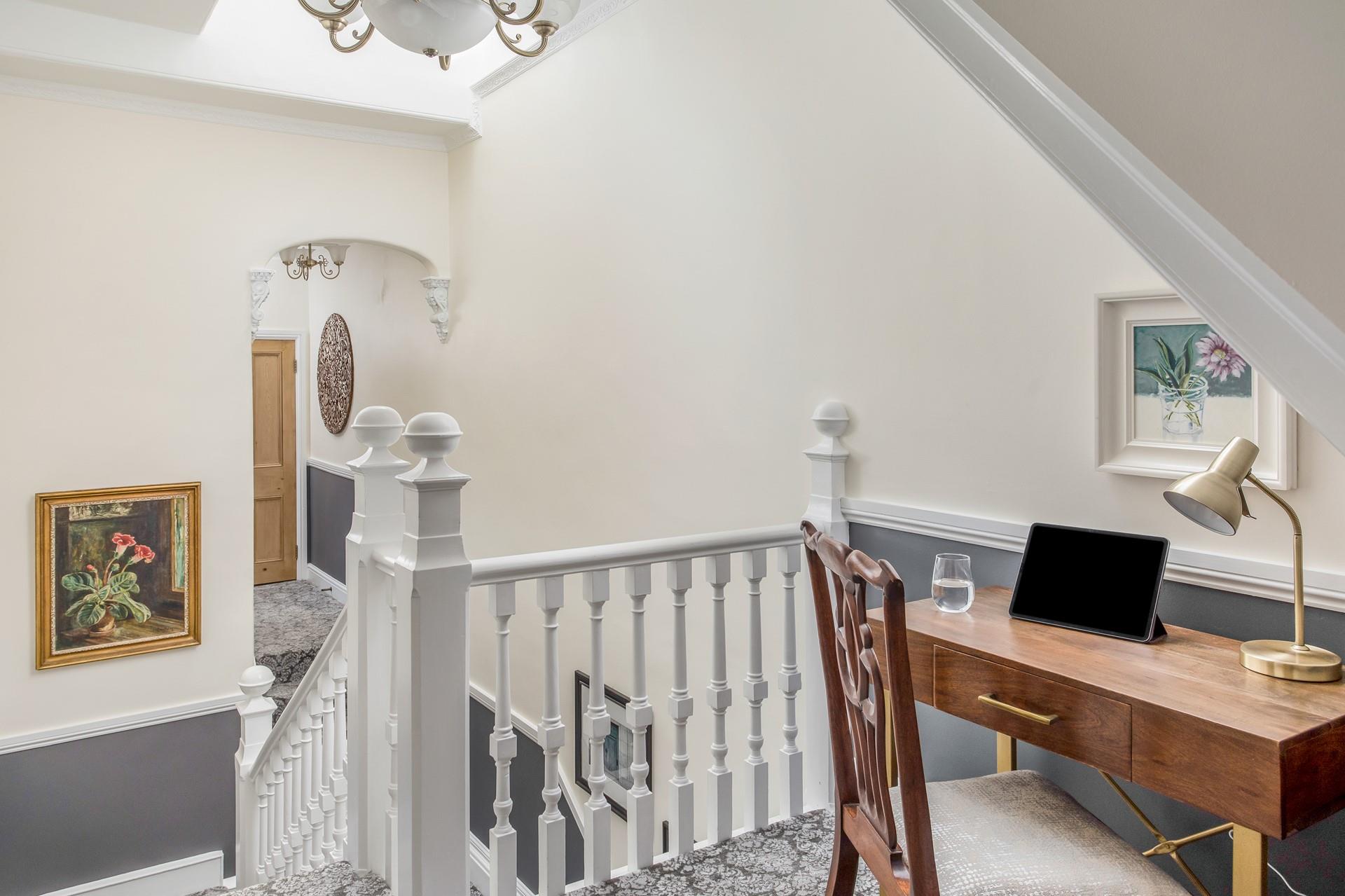 High ceilings and grand interiors add to the character of this Edwardian home.