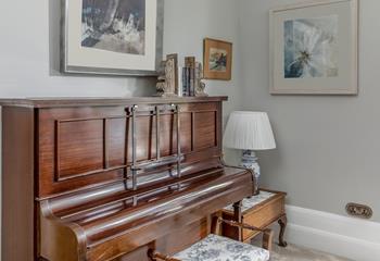 Enjoy a family sing-song or peace and quiet to practice or just unwind tinkling the Ivories.