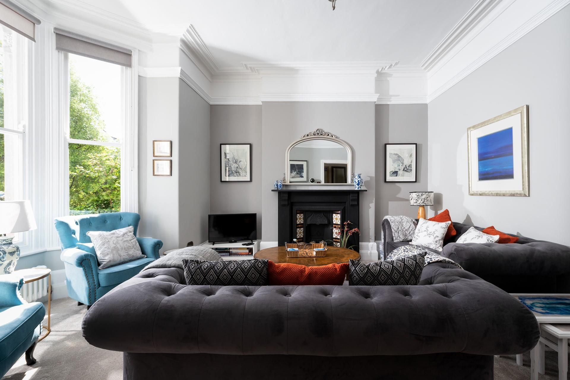 Cosy into the sumptuous sofas and enjoy a family movie night.