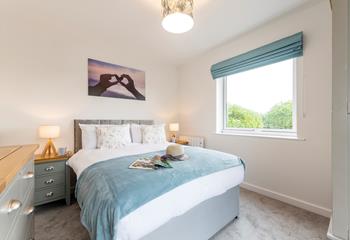 Bedroom 3 has a double bed and is a haven for relaxation.