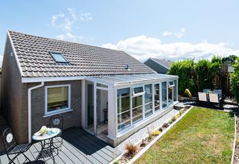 Sit in the conservatory on a summer's morning and sip your morning cuppa.