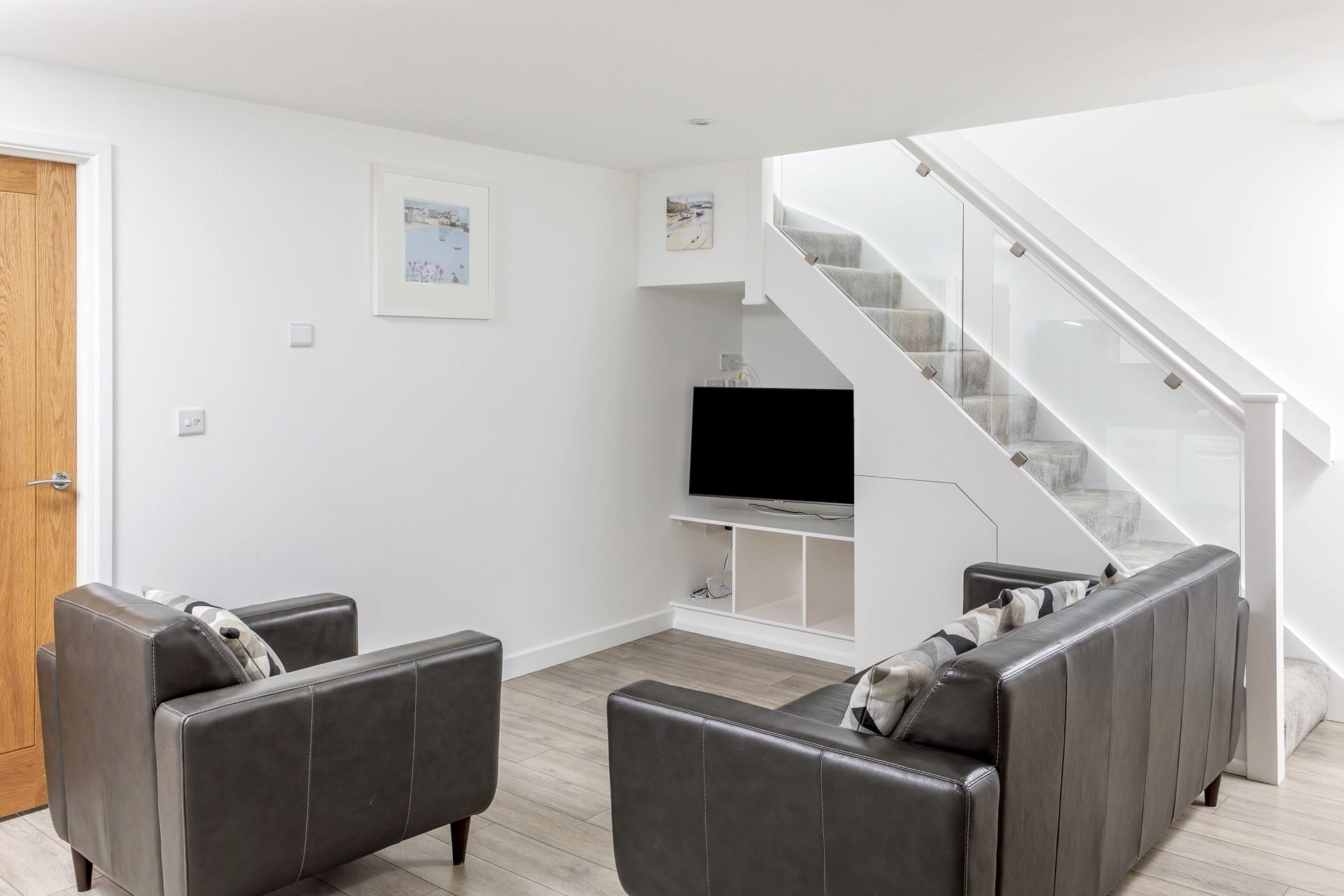 Settle in for the evening in front of the TV after a busy day exploring the Cornish coast.