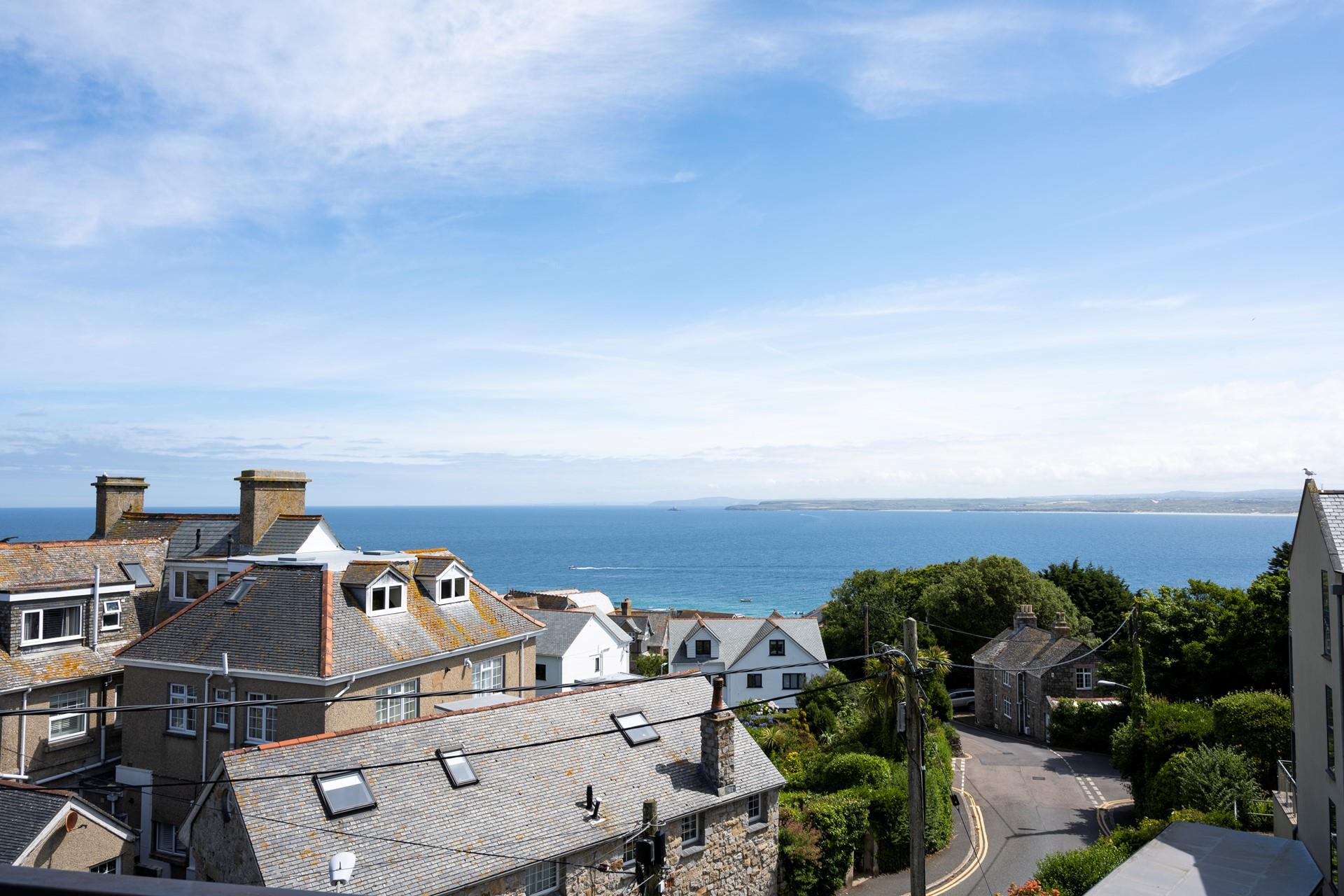 Far-reaching sea views can be enjoyed from dawn until dusk.