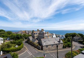 Just a 10-minute walk away is the soft white sands of Porthminster beach.