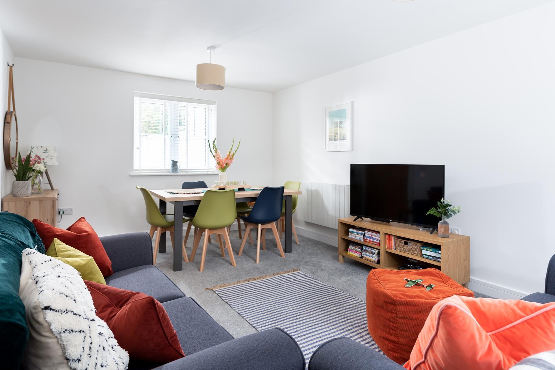 Sink into the plush sofas and relax after a day spent on the beach.