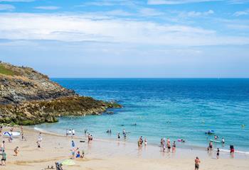 Take a dip in the sea on a hot summer's day.