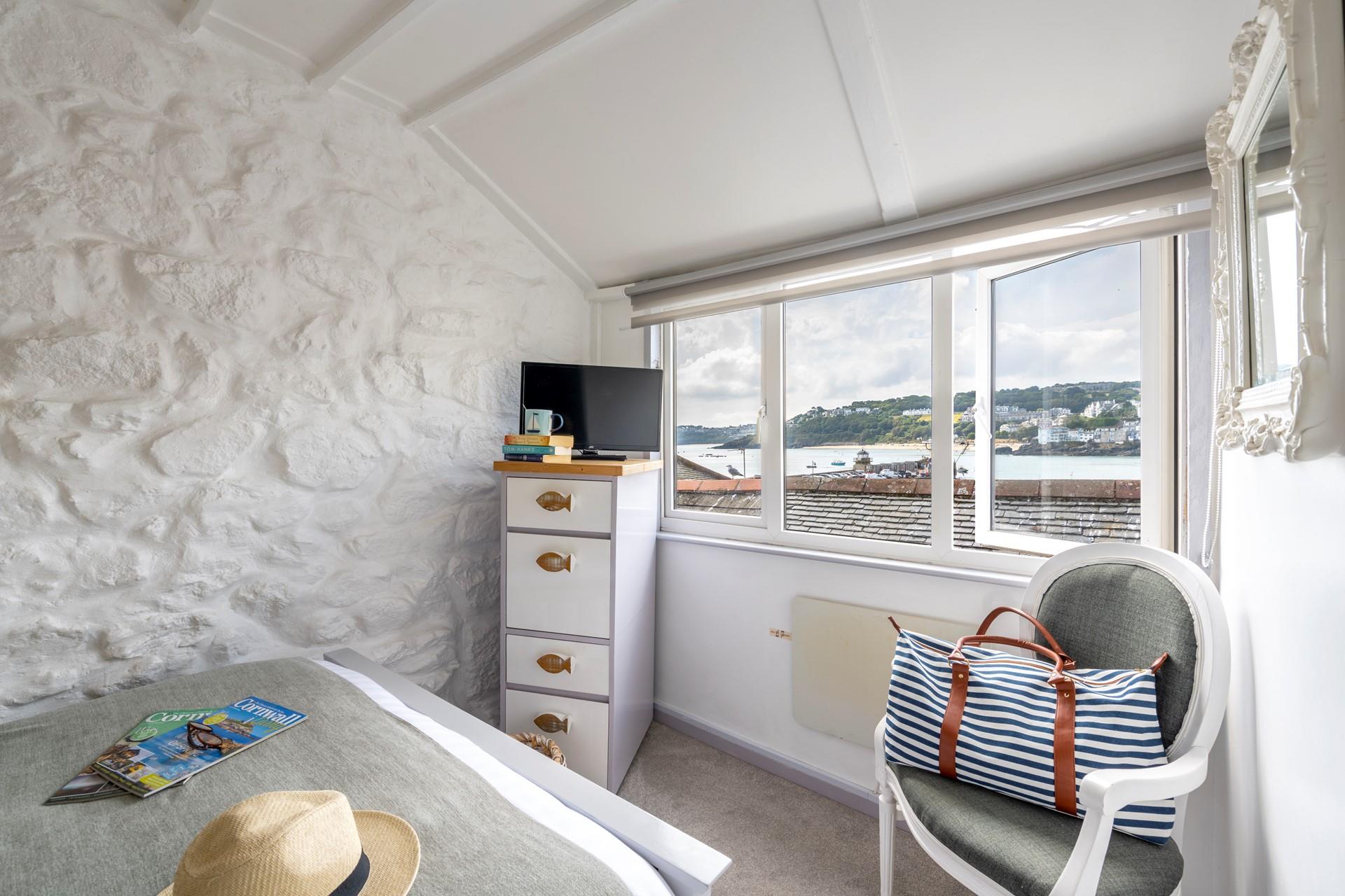 Wake up to sea views across the quirky rooftops of St Ives.