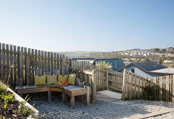 Sip your morning cuppa on the outside seating area.