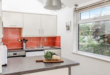 The kitchen provides all the amenities you need during your stay.