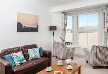 Mesmerising beach and sea views await at 2 Trevose. 