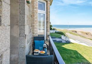 Enjoy the sea air whilst sipping your morning coffee on the balcony.