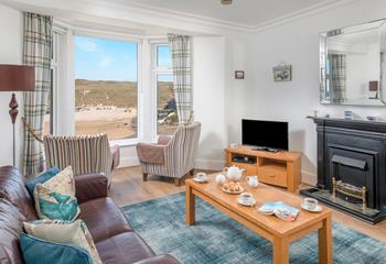 Open the windows and let the sound of the sea in!
