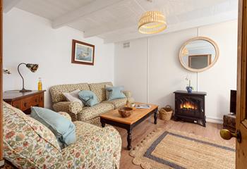 The comfortable sitting room is the perfect base to come back to.