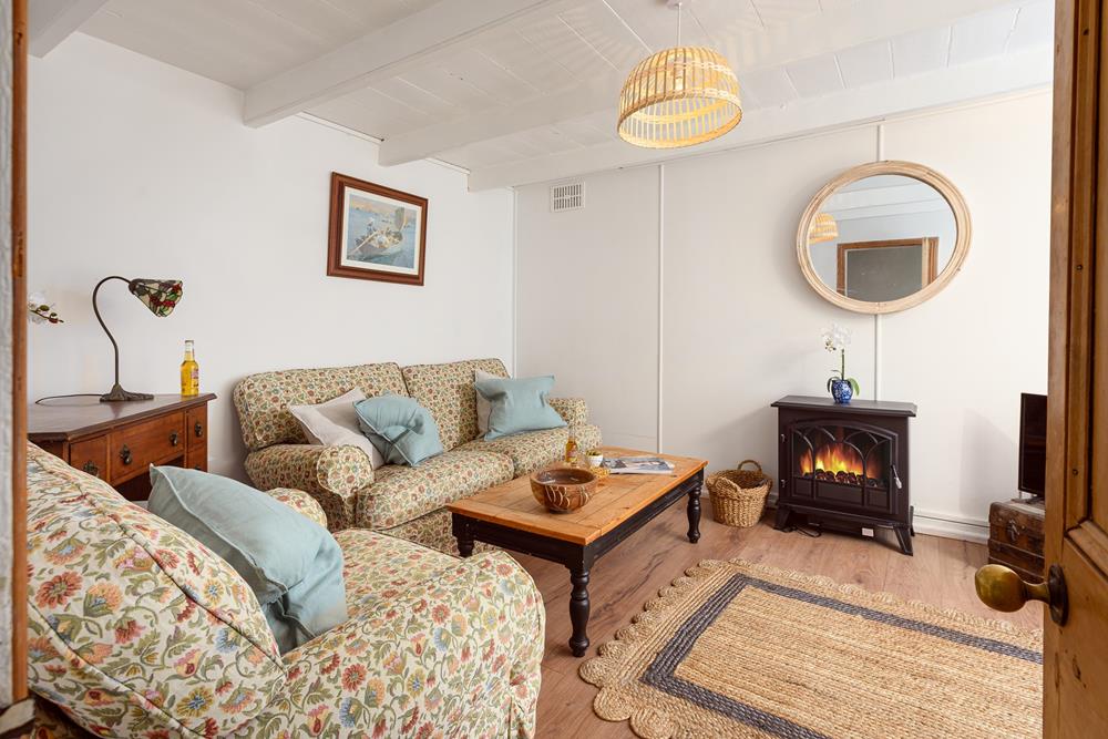 The comfortable sitting room is the perfect base to come back to.