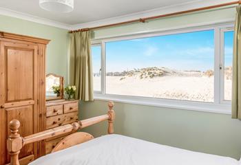 Magnificent beach views from the master bedroom!