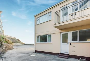 Located just moments from Perranporth's three miles of sandy beach.