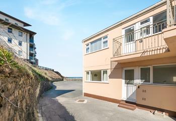 Sand Bay is located just moments from Perranporth's three miles of sandy beach.