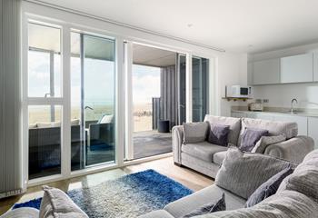 Experience coastal living at it's finest with stunning views from them living area.