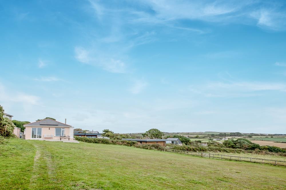 Kids and dogs will love to play in the vast field.