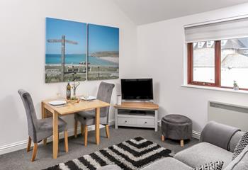 A cosy beachside apartment for two.