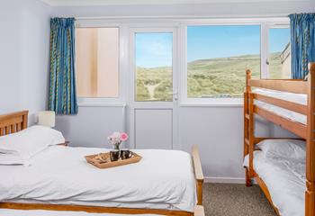 The kids will love waking up to beautiful views of the sand dunes.