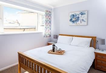 Wake up to breakfast in bed, listening to the sounds of the sea.
