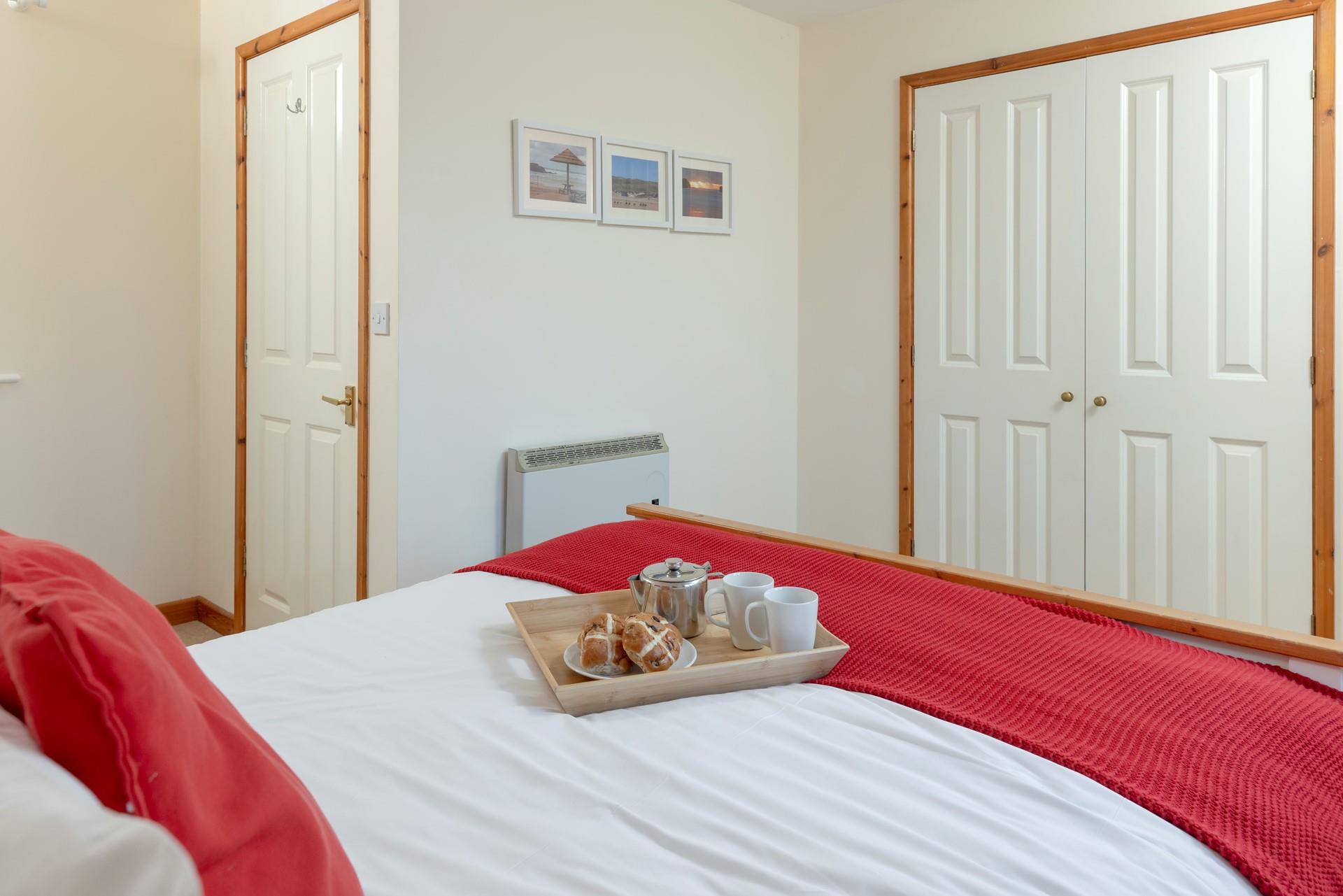 Climb out of bed to make yourself a fresh coffee to start the day.