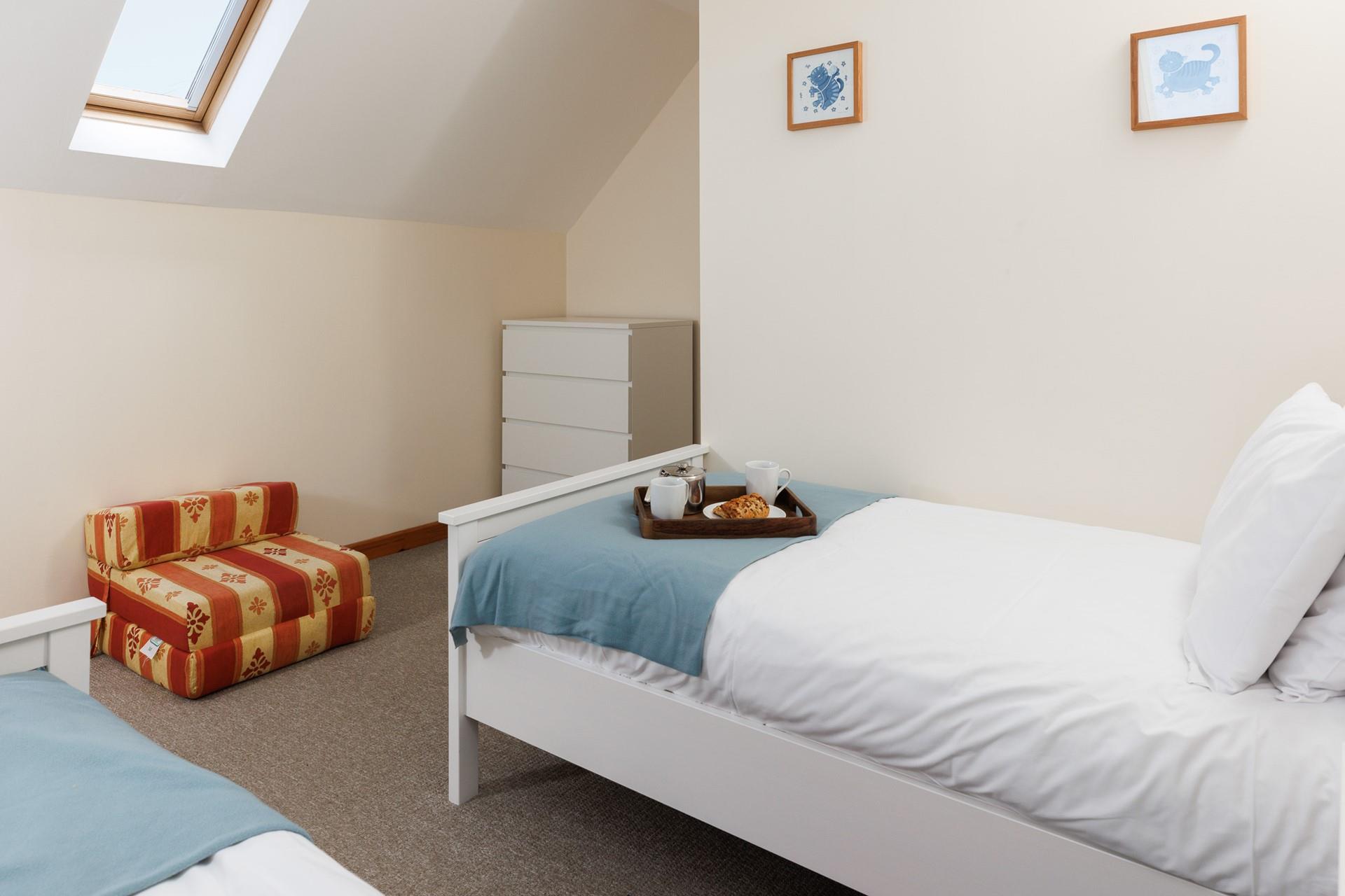 Enjoy breakfast in bed before a day of adventures.