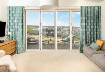 Reverse-level living lets you take in the beautiful rural and coastal views.